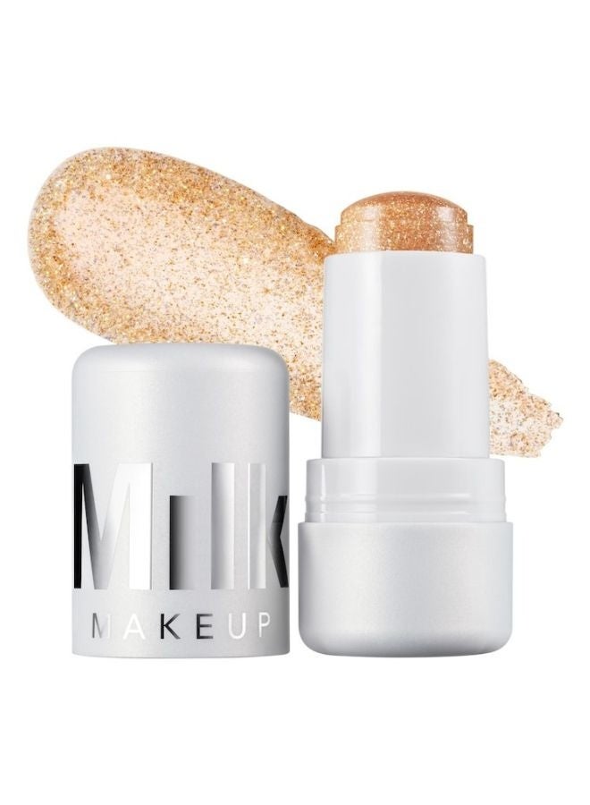 MILK MAKEUP Cooling Water Jelly Shimmer Highlighter Stick – Bubbly – Gold & Silver Shimmer, Jelly‑Texture, Hydrating, Lightweight Highlighter for Face and Eyes, 5 g - Image 1